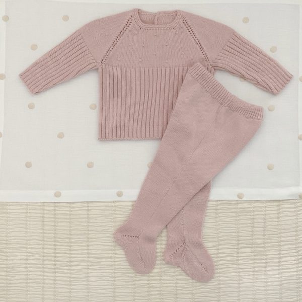 Conjunto Ortiga Punto Rosa Palo