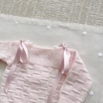 Jersey Guiones Punto Rosa Blanco - Imagen 2