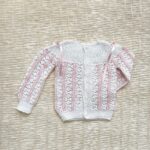 Jersey Begoña Perlé Blanco Rosa - Imagen 3