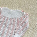 Jersey Begoña Perlé Blanco Rosa - Imagen 2