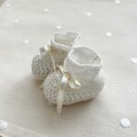 Patuco Celosía Perlé Blanco Y Beige - Imagen 2