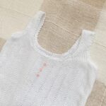 Pelele Tirantes Perifollo Perlé Blanco Y Rosa - Imagen 2