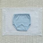 Ranita Pico Botones Perlé Celeste