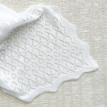 Toquilla Inglesa Blanca Calado Rosetas - Imagen 4