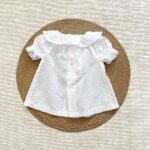 Blusa Volante Pumeti Blanco Fabio - Imagen 3