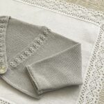 Chaqueta Corta Ocho Calado Perlé Gris - Imagen 2