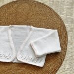 Chaqueta Corta Bordada Blanco Rosa - Imagen 2