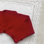 Chaqueta Corta Cordón Perlé Rojo - Imagen 2