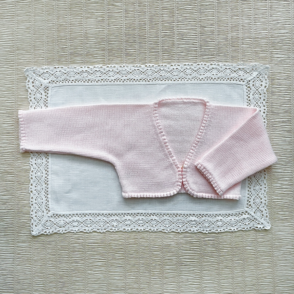 CHAQUETA ENCAÑ.PERLE ROSA DEL Chaqueta Corta Encañonado Perlé Rosa - Imagen 1