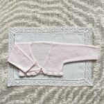 Chaqueta Corta Volante Liso Perlé Rosa